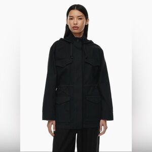 Aritzia The Group Babaton Military Inspired Nook Cotton Linen Jacket size M